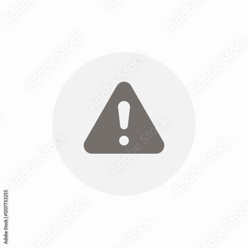 website warn icon sign vector