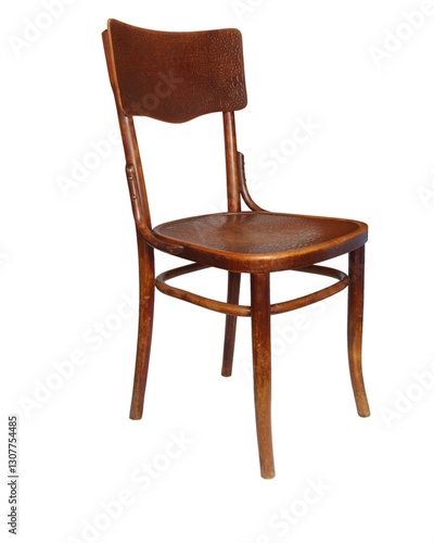 Full shot of a wooden chair