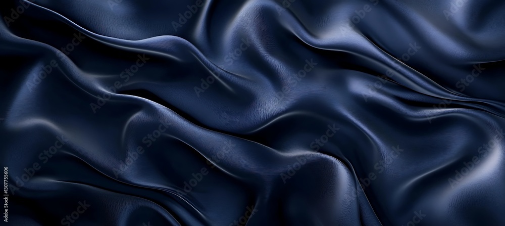 Fototapeta premium Deep Midnight Blue Background with a Rich Matte Texture, Creating a Dark and Elegant Aesthetic for Artistic Use