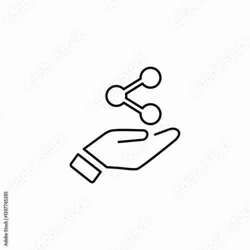 link share icon sign vector