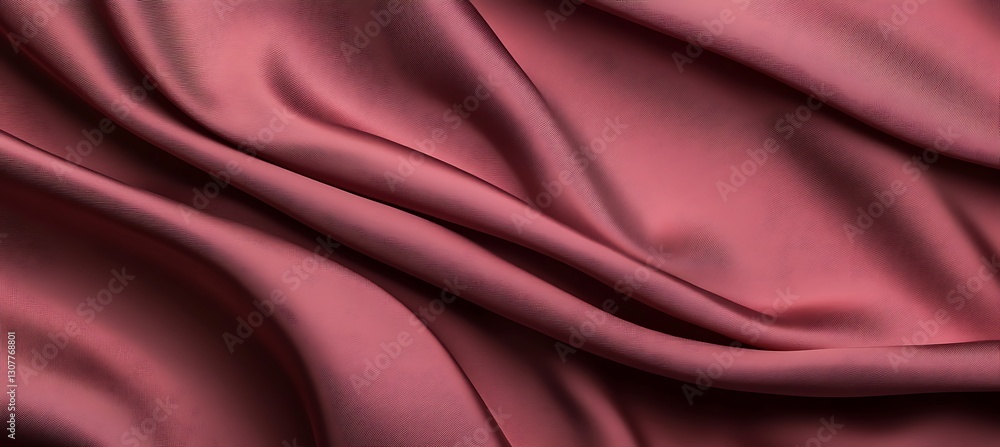 Obraz premium Monochromatic Deep Rose Background with Smooth Polished Texture and Minimal Shadows for a Clean and Elegant Visual Appeal