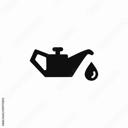 engine oil icon sign vector