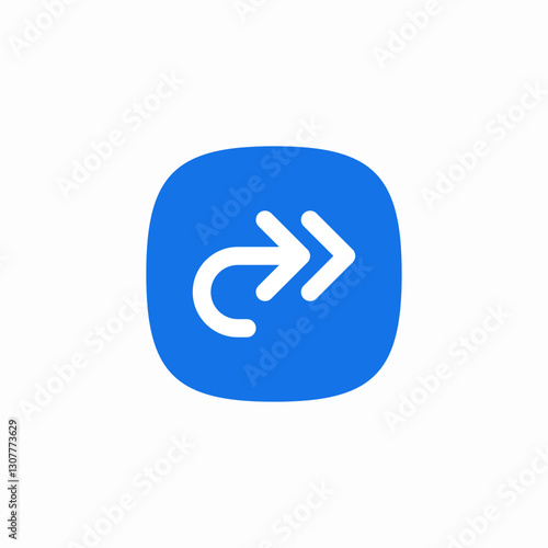 forward send icon sign vector