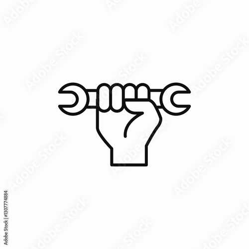 repair work icon sign vector