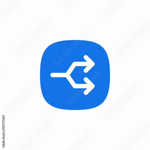 route path icon sign vector
