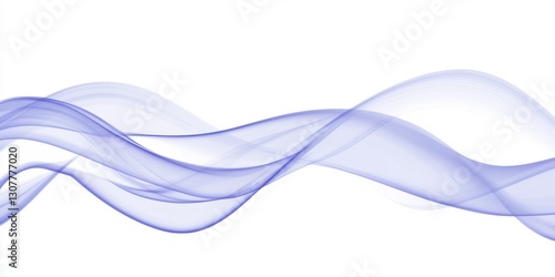 Serene Wavy Blue Lines Abstract Design Concept for Artistic Backgrounds and Creative Visual Projects