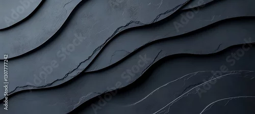 Panel kuchenny z motywem Monochrome Slate Gray Background with Fine Grainy Texture and Subtle Shadows for Minimalist and Elegant Visual Appeal