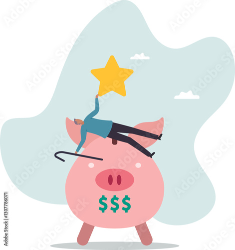 Pension plan for senior retiree, retirement savings fund, IRA, Roth or 401K, wealth management for elderly.business concept.flat character.