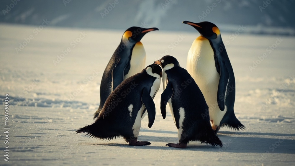 Obraz premium Penguin Vibes
