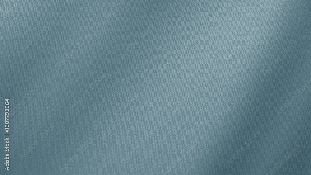 Gray blue white silk satin. Gradient. Dusty blue color. Luxury elegant abstract background for design. Light dark shade. Matte, shimmer. Curtain. Fold. Drapery. Fabric, cloth texture.