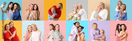 Group of happy mothers and ...