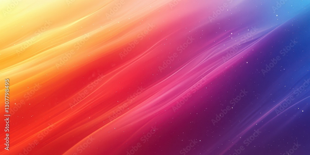 Colorful abstract background with vibrant waves and gradients of orange, pink, and purple at sunset time Colorful abstract background with vibrant waves and gradients of orange, pink, and purple at sunset time