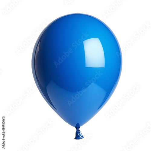 blue balloon icon on white background