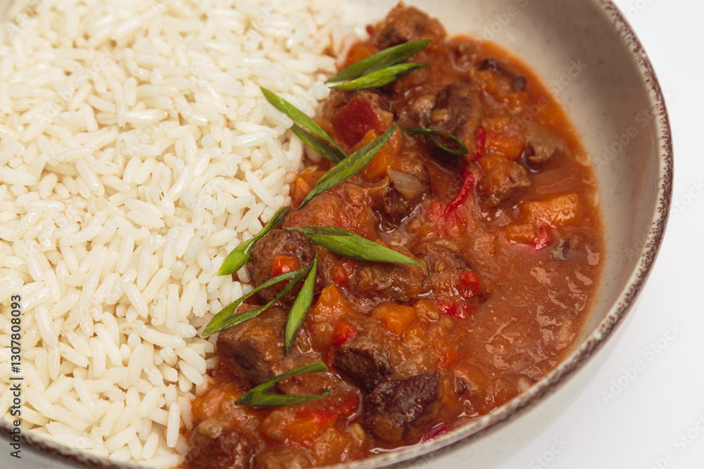 This image depicts a delectable and well-balanced meal. This image depicts a delectable and well-balanced meal.