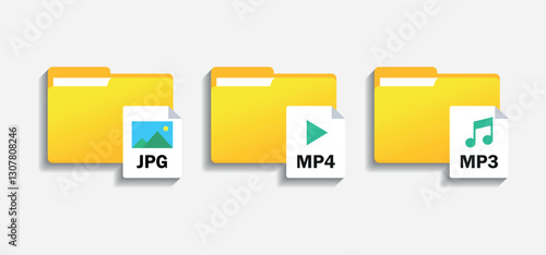 Folders Icons multimedia