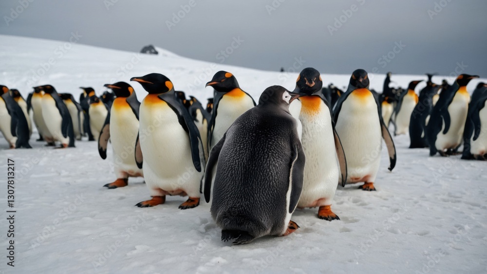 Obraz premium Brave Little Penguin