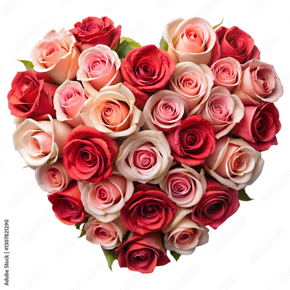 Beautiful rose set in studio isolated on transparent background Beautiful rose set in studio isolated on transparent background
