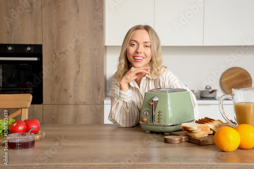 Young beautiful happy woman...