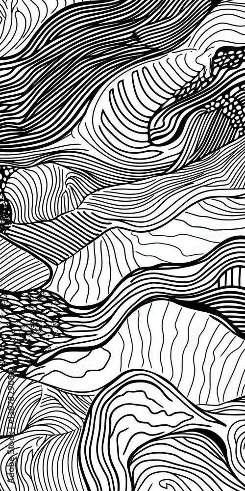 Bold Geometric Black and White Line Art Pattern Design, Stylish Abstract Texture for Modern Bold Geometric Black and White Line Art Pattern Design, Stylish Abstract Texture for Modern