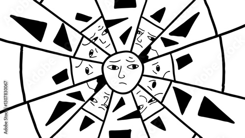mirror face