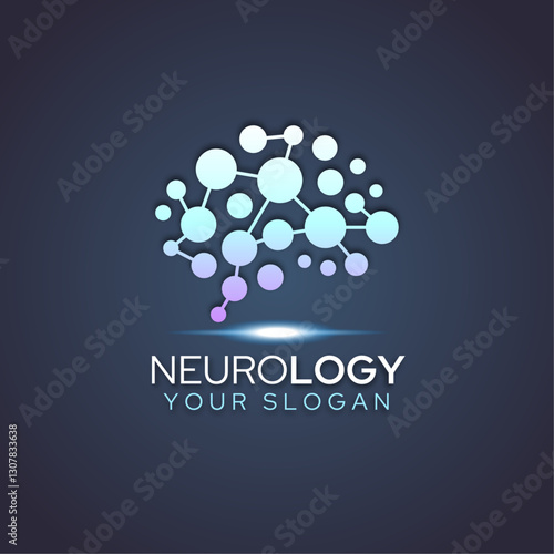 Neurology logo template