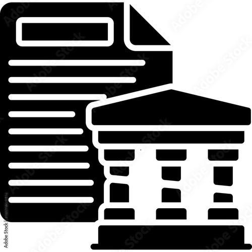 Foreclosure Icon Vector Element