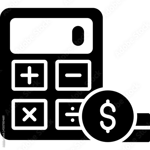 Calculation Icon Vector Element