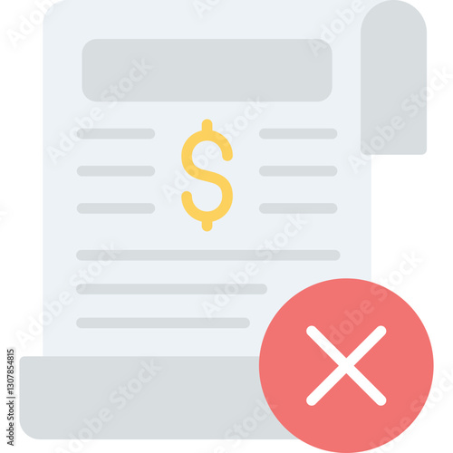 Denied Icon Vector Element