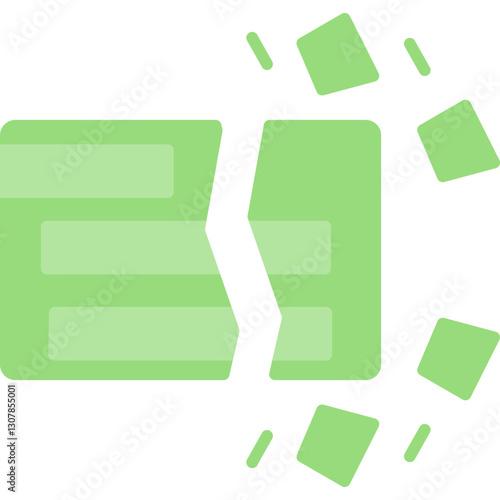 Bankruptcy Icon Vector Element