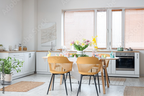 Modern interior of festive ...