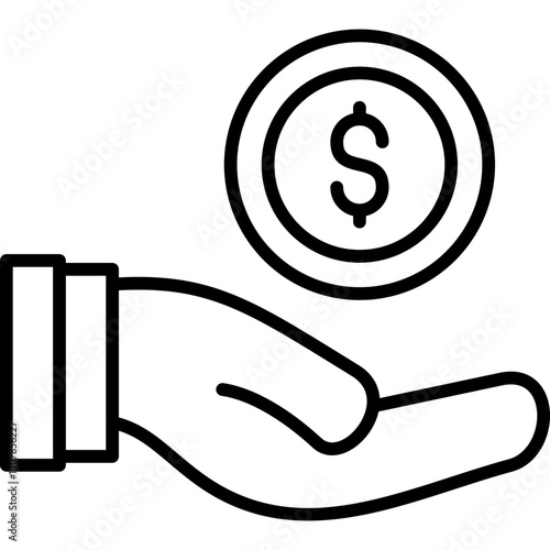 Donate Icon Vector Element