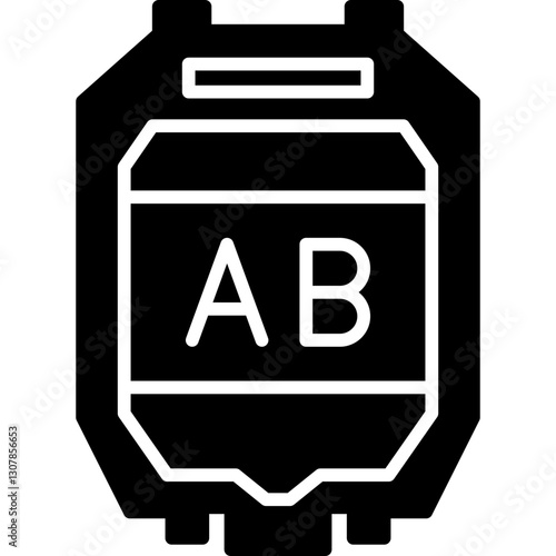 Blood Bag Icon Vector Element