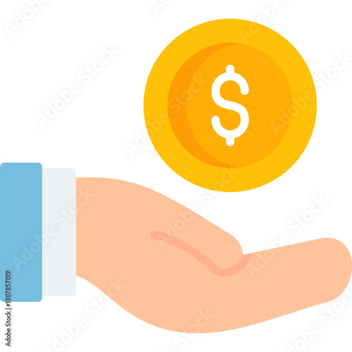 Donate Icon Vector Element