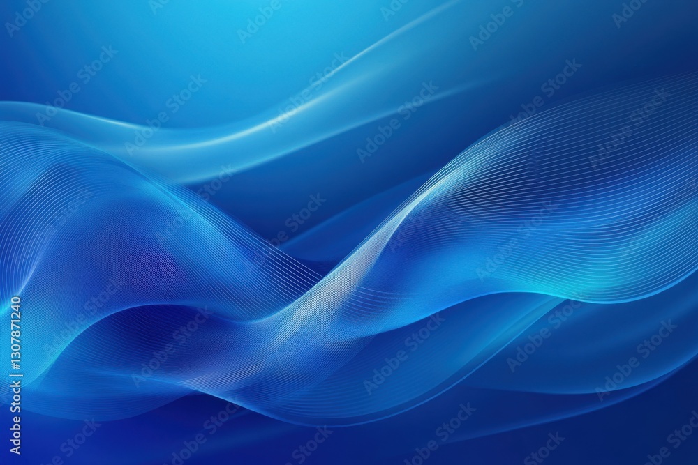 Abstract blue background with waves, light, and shadow. Modern vector illustration Abstract blue background with waves, light, and shadow. Modern vector illustration