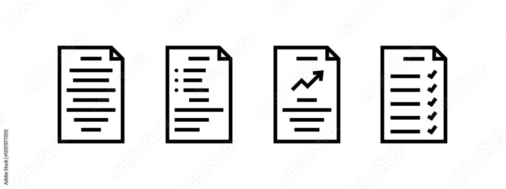 Copy icon in solid and stroke style. A4 sheet with text Copy icon in solid and stroke style. A4 sheet with text