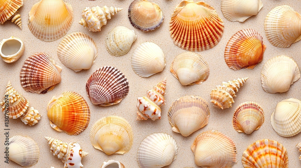 Seashells collection on the beach coastal environment nature photography gigapixel detail Seashells collection on the beach coastal environment nature photography gigapixel detail