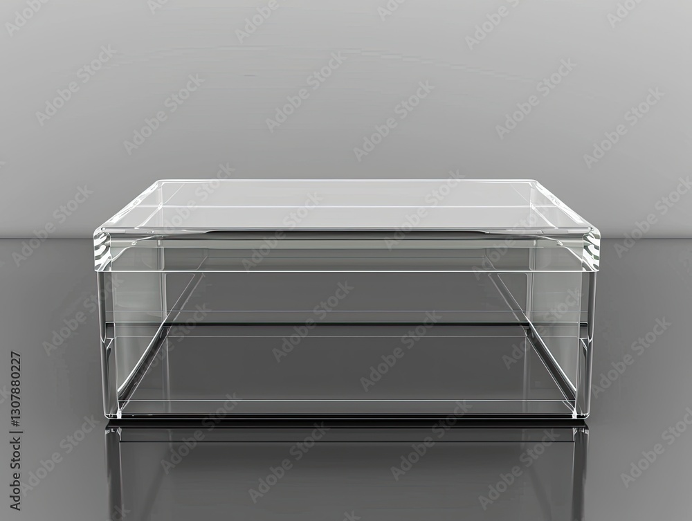 Transparent Acrylic Box Showcase for Display, Storage, or Presentation