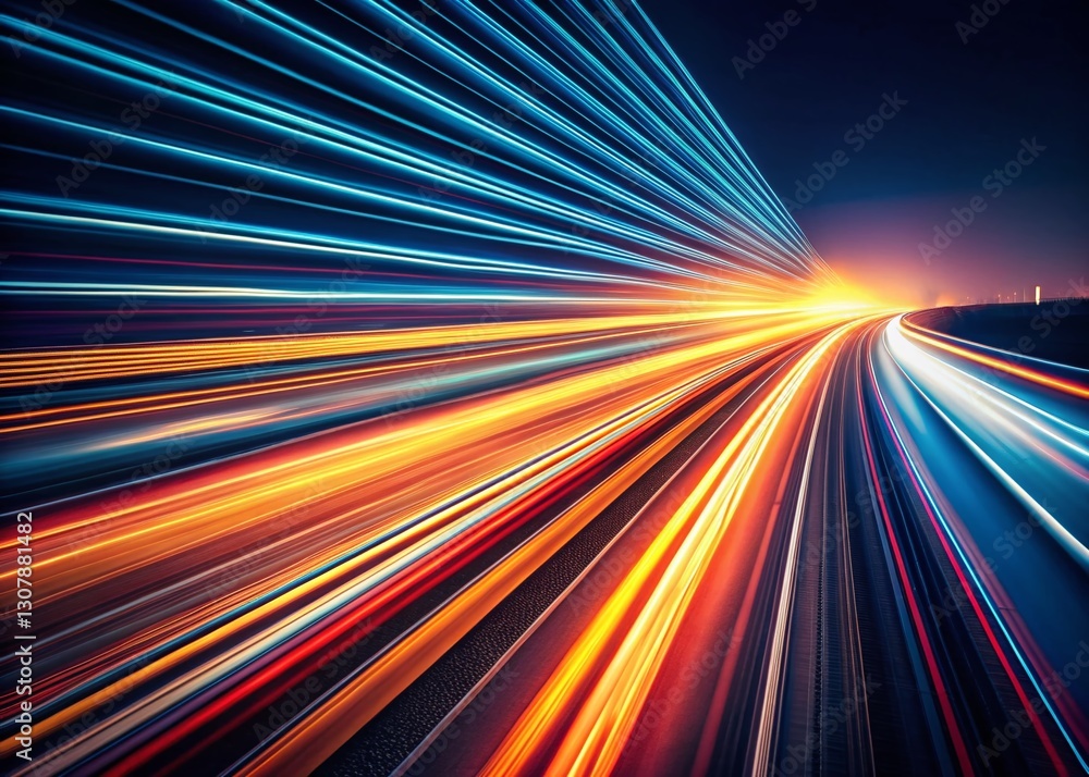 Abstract Black Lines Optical Illusion Long Exposure Photography Banner Abstract Black Lines Optical Illusion Long Exposure Photography Banner