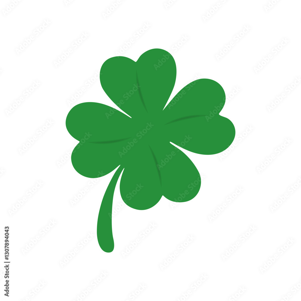 Clover Leaf St. Patrick's Day Illustration Clover Leaf St. Patrick's Day Illustration