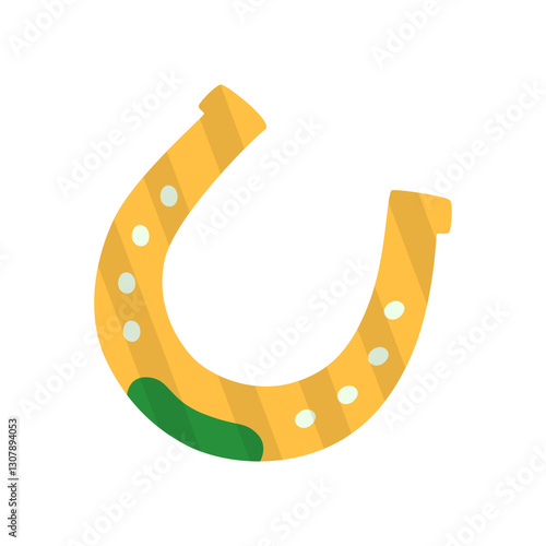 Horseshoe St. Patrick's Day Illustration