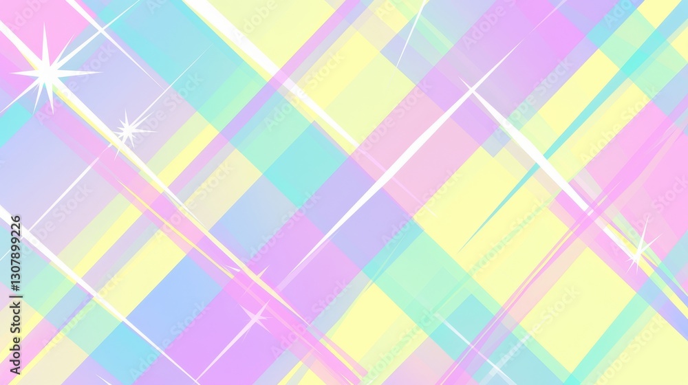 Cute Pastel Gingham Seamless Pattern Background with Soft Rainbow Colors and Copy Space Area for Dreamy Wallpaper Design Cute Pastel Gingham Seamless Pattern Background with Soft Rainbow Colors and Copy Space Area for Dreamy Wallpaper Design