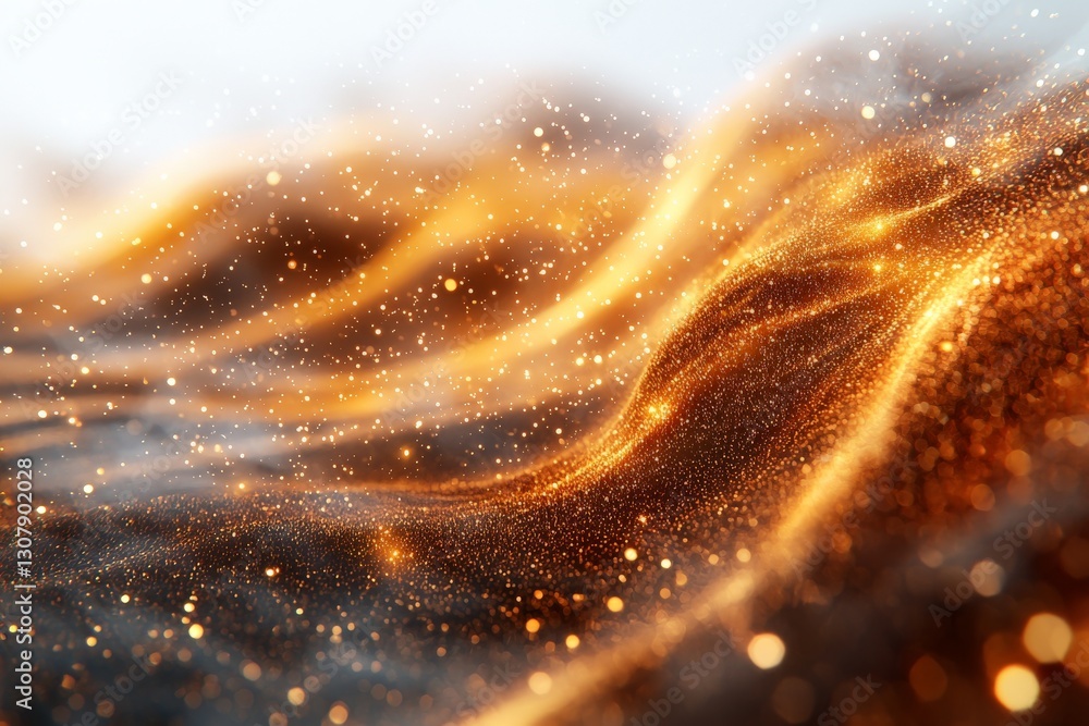 Naklejka premium glowing fairy dust magical