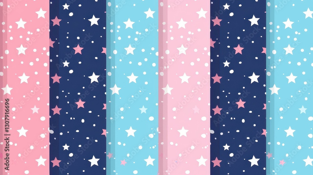 Discover charming tiny stars with this seamless vector pattern, perfect for fabrics and delightful gift wraps. Discover charming tiny stars with this seamless vector pattern, perfect for fabrics and delightful gift wraps.