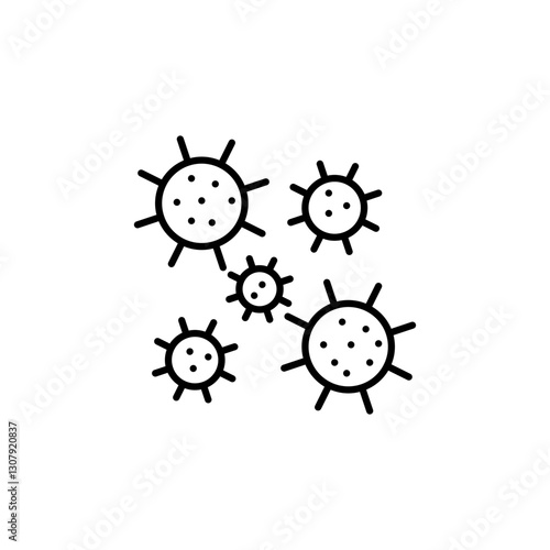 Virus line icon