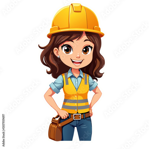 female construction worker