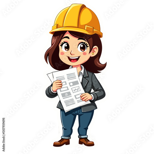 girl in a helmet with a book