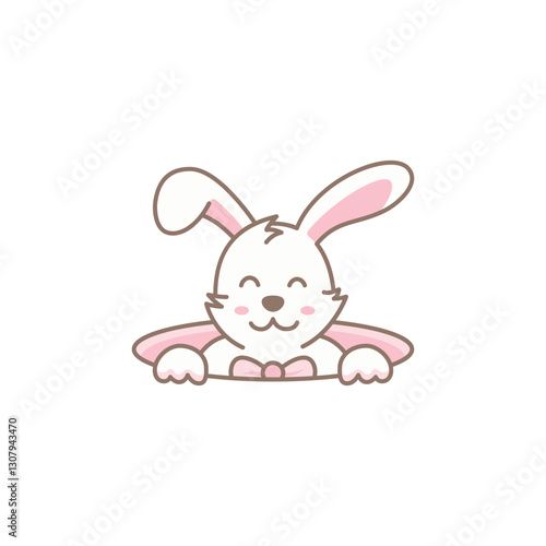 Cute Cartoon Bunny Illustration