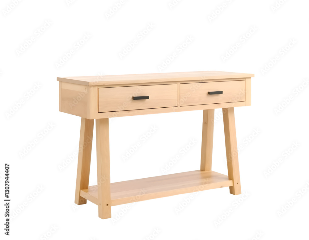 Wooden table isolated on a transparent background Wooden table isolated on a transparent background