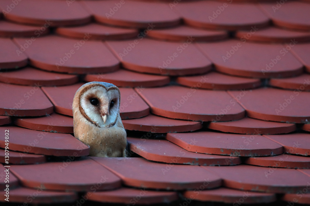 Płomykówka (Tyto alba), barn owl