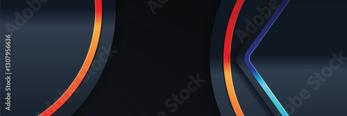 gold banner Abstract vector background board for text and message design modern. vector illustration